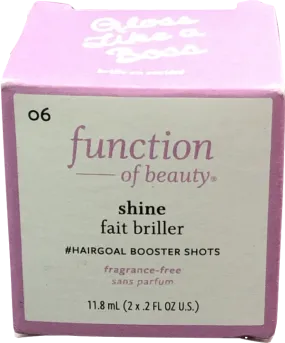 function of beauty Shine #hairgoal Booster Shots 06 11.8ml