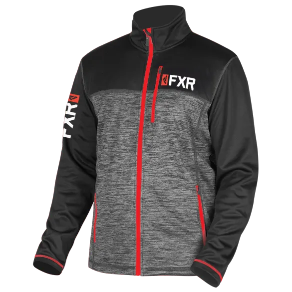 FXR Elevation Tech Zip 2019 Charcoal Red