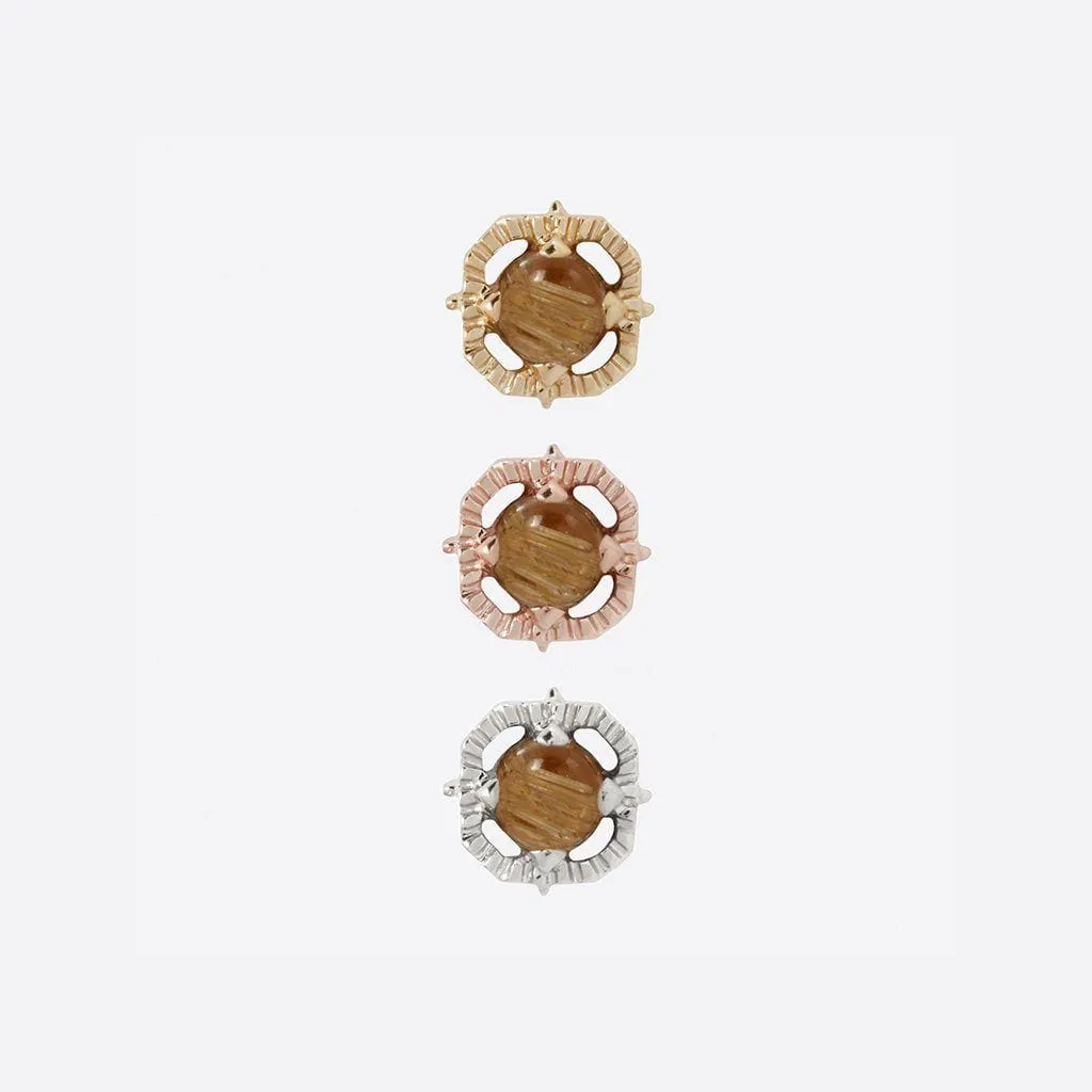 Gem Kappa 04 - 14K ROSE - Rutilated Quartz