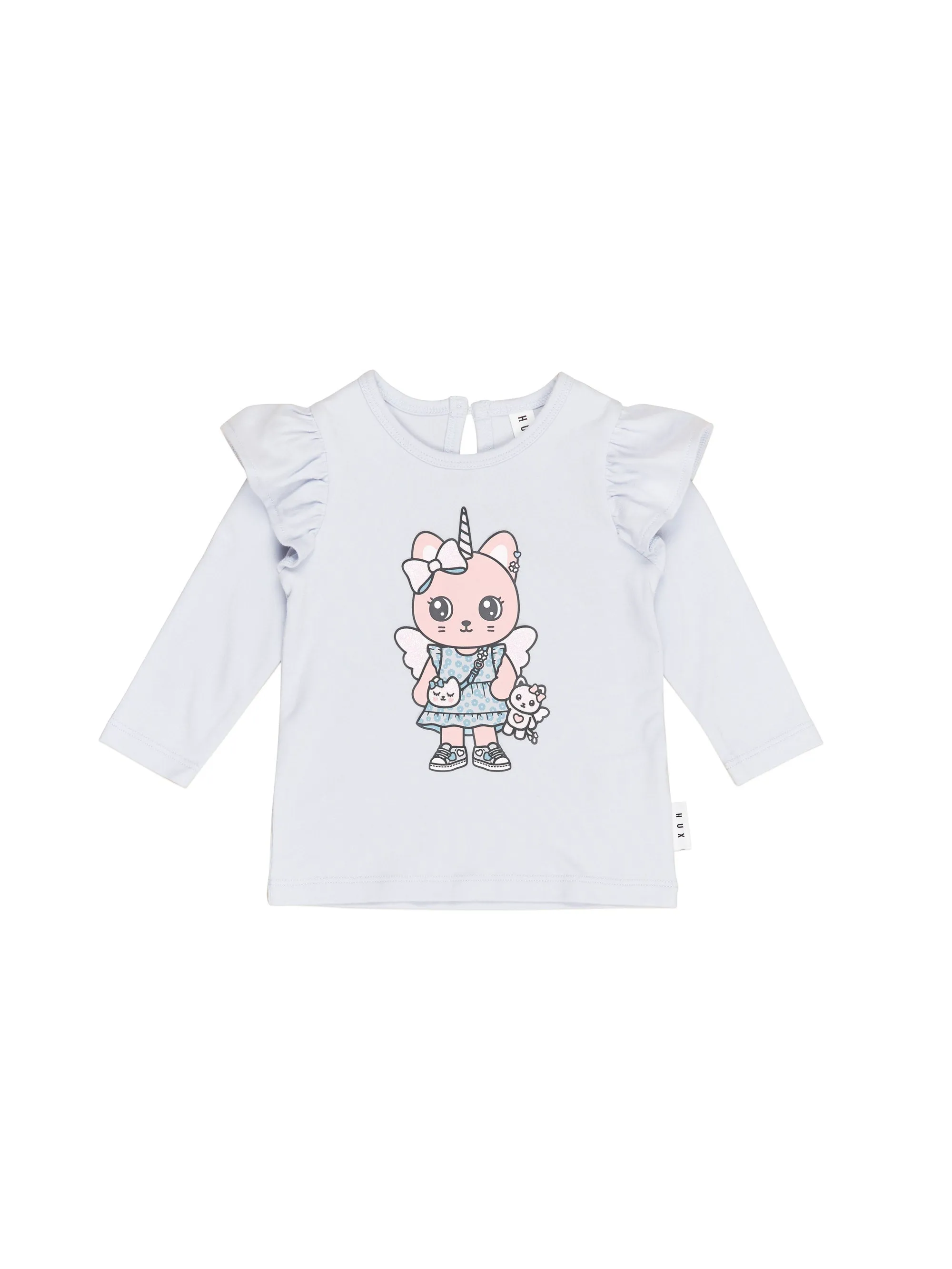 GLITTER CATICORN FRILL TOP