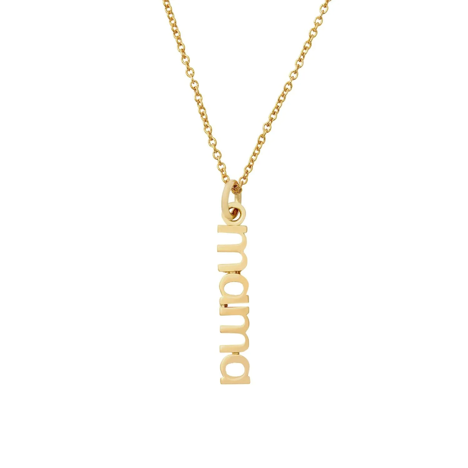 Gold Vertical Mama Necklace