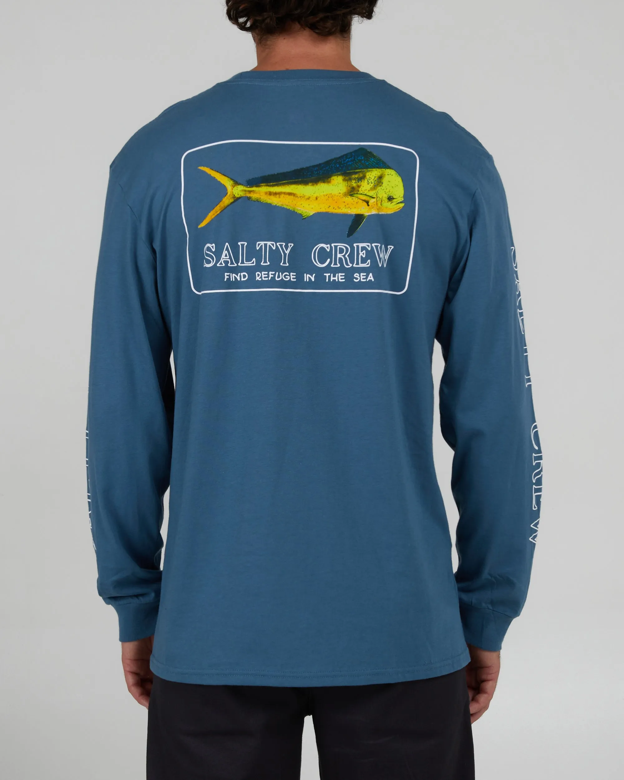 Golden Mahi Slate L/S Premium Tee