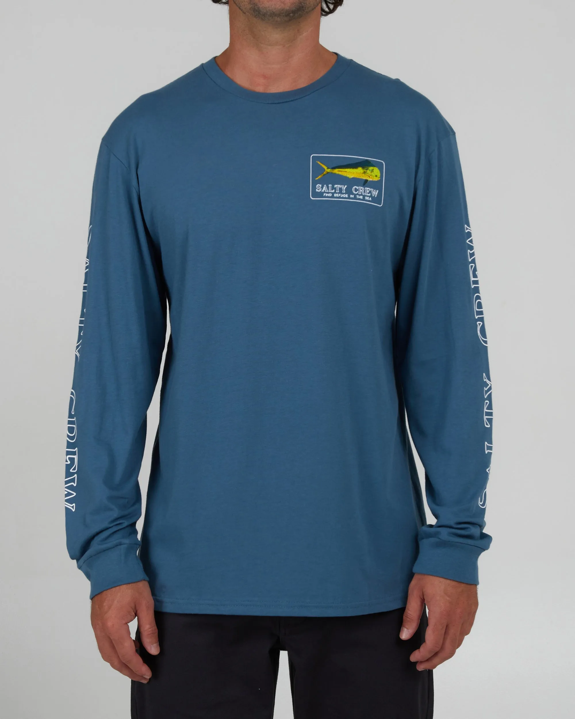 Golden Mahi Slate L/S Premium Tee