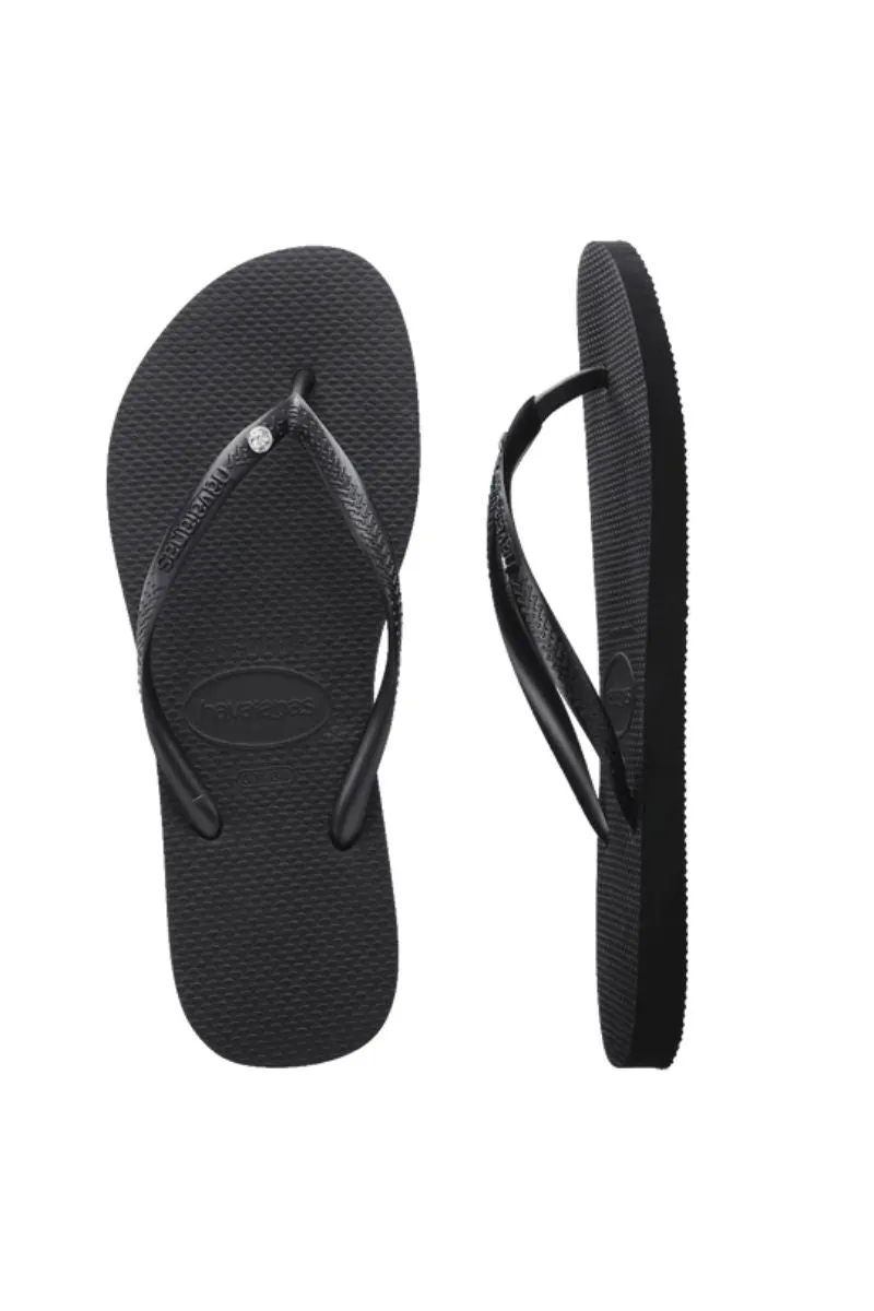 Havaianas | Womens Slim Crystal SW II (Black)