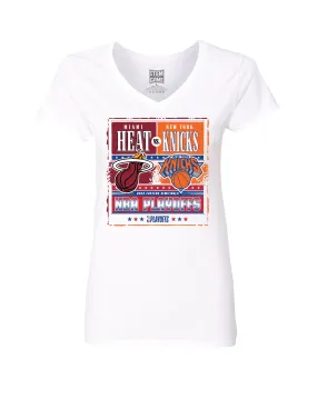 HEAT Vs Knicks White Hot Matchup Women's Tee