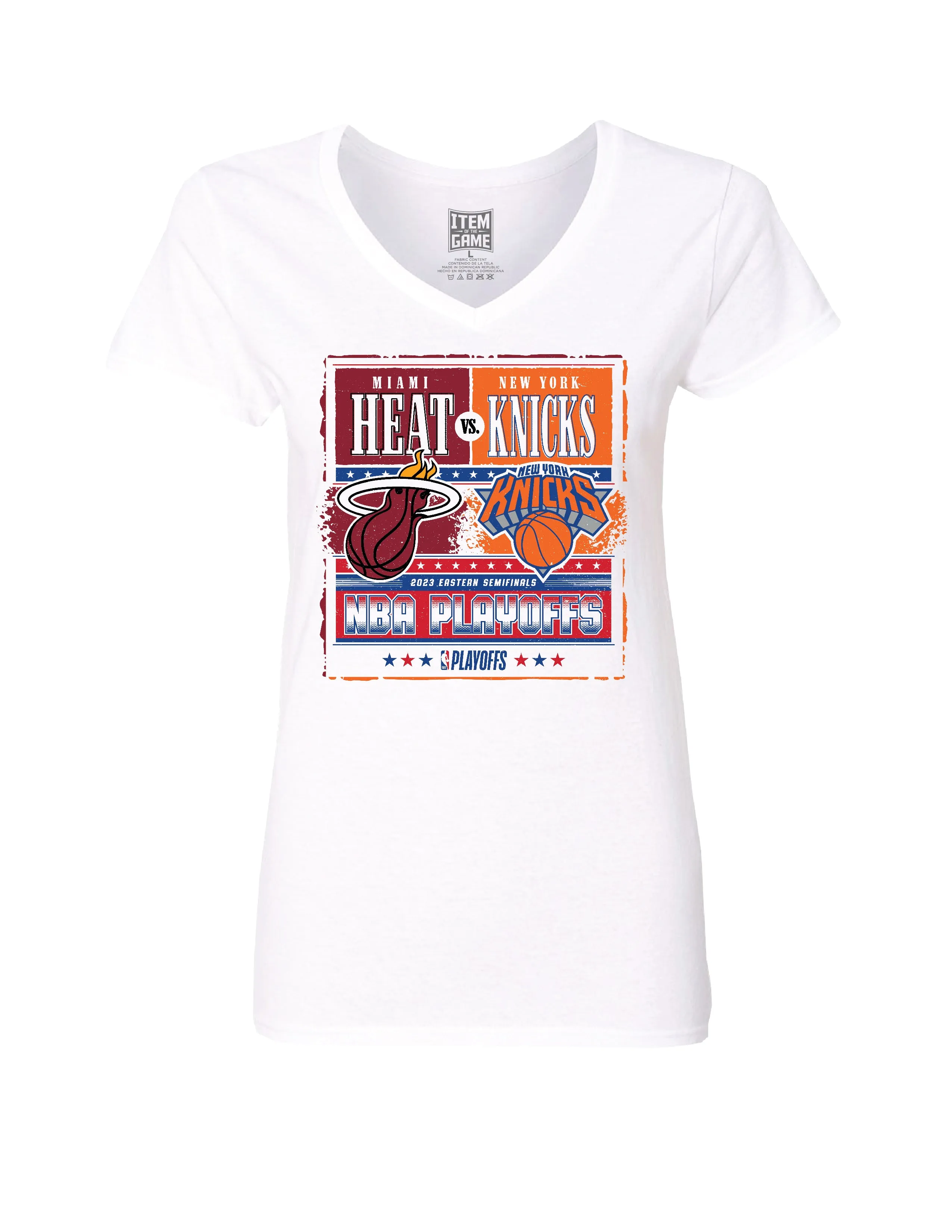 HEAT Vs Knicks White Hot Matchup Women's Tee