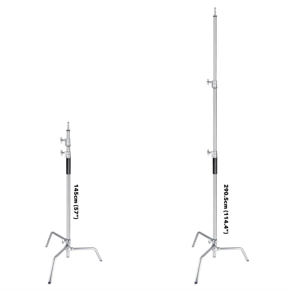 Heavy Duty Photographic C-Stand Stand Only (Max Load 10kg)