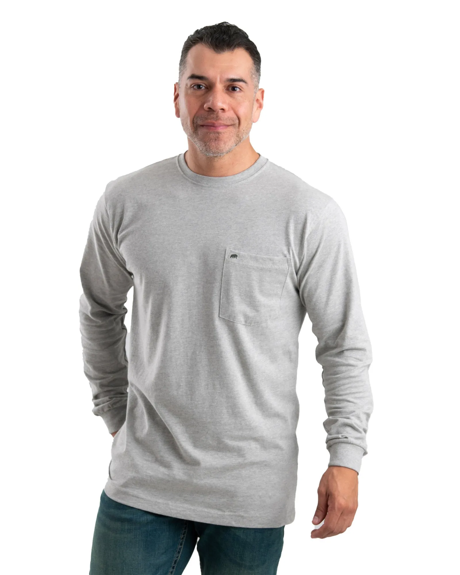 Heavyweight Long Sleeve Pocket T-Shirt