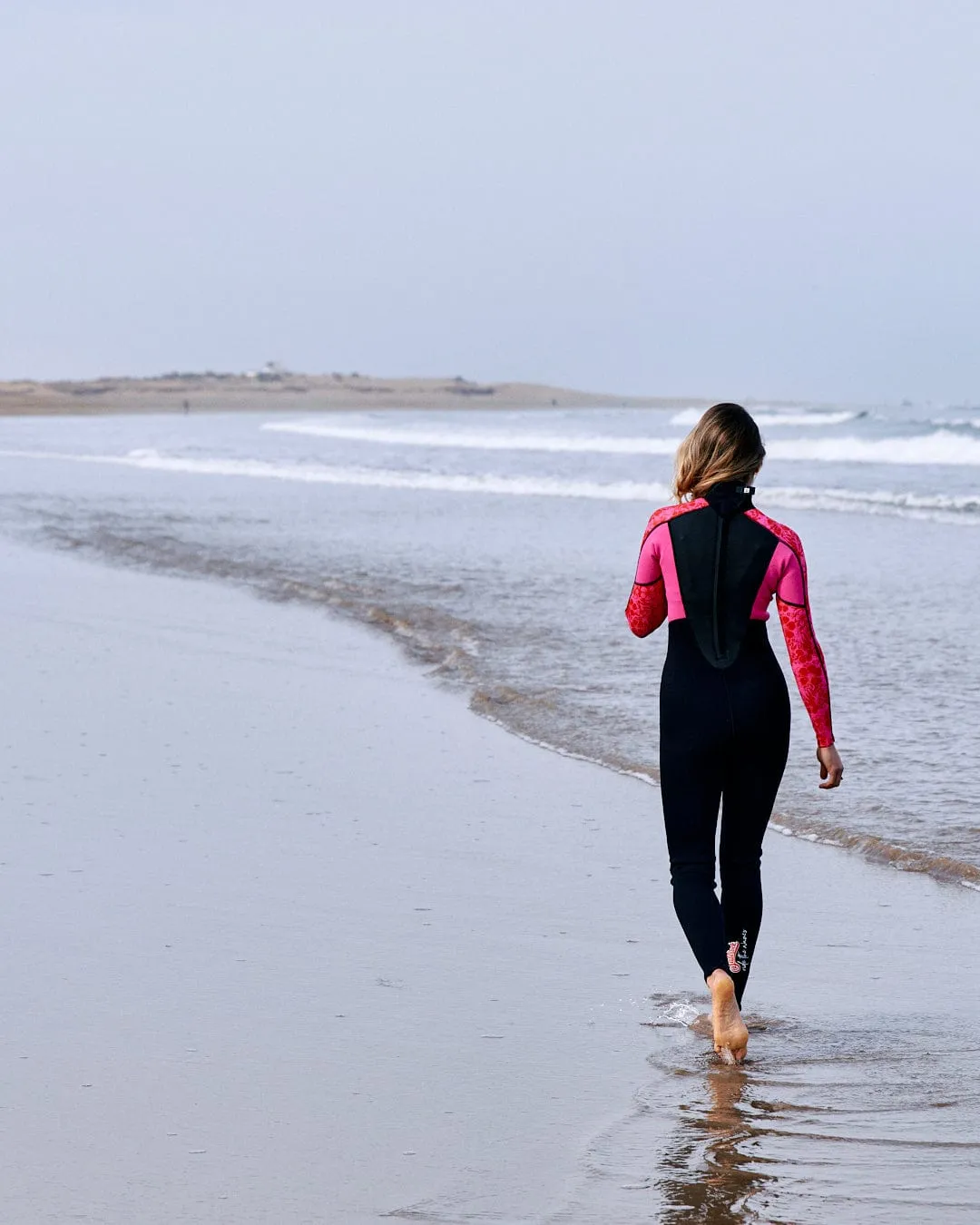 Hibiscus - Womens Full Wetsuit - Pink