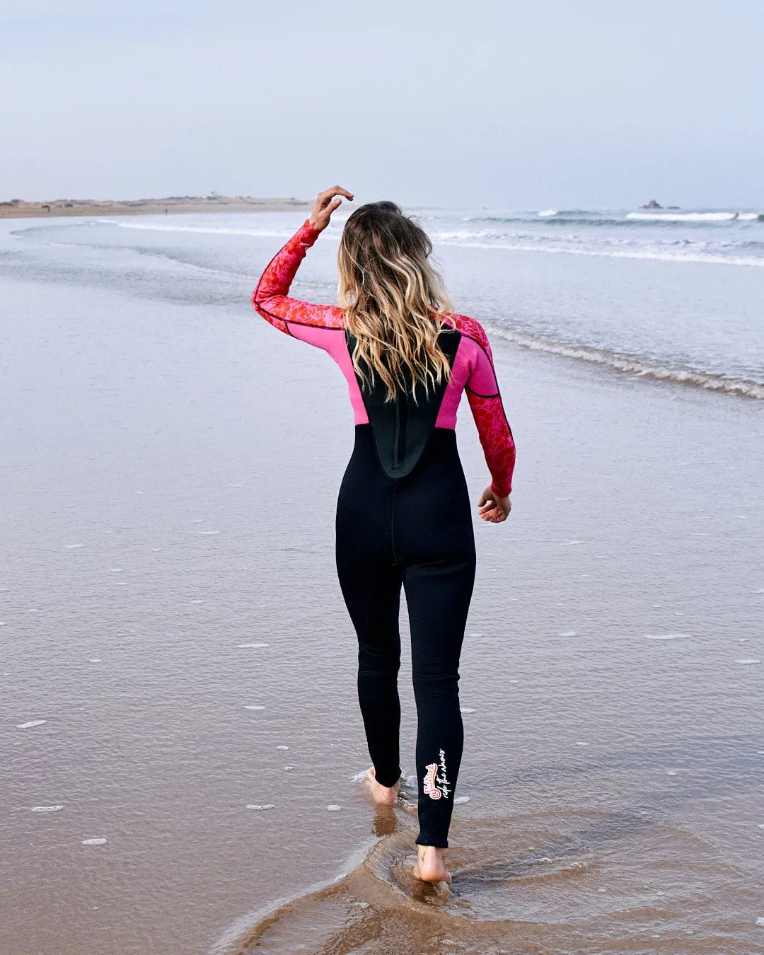 Hibiscus - Womens Full Wetsuit - Pink