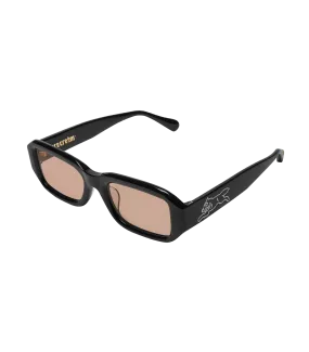 ICECREAM RUNNING DOG SUNGLASSES - BLACK/BROWN