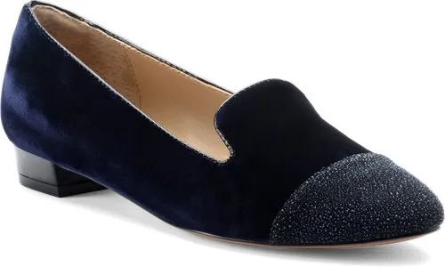 Isola Women's •Coventry• Velvet Smoking Flat