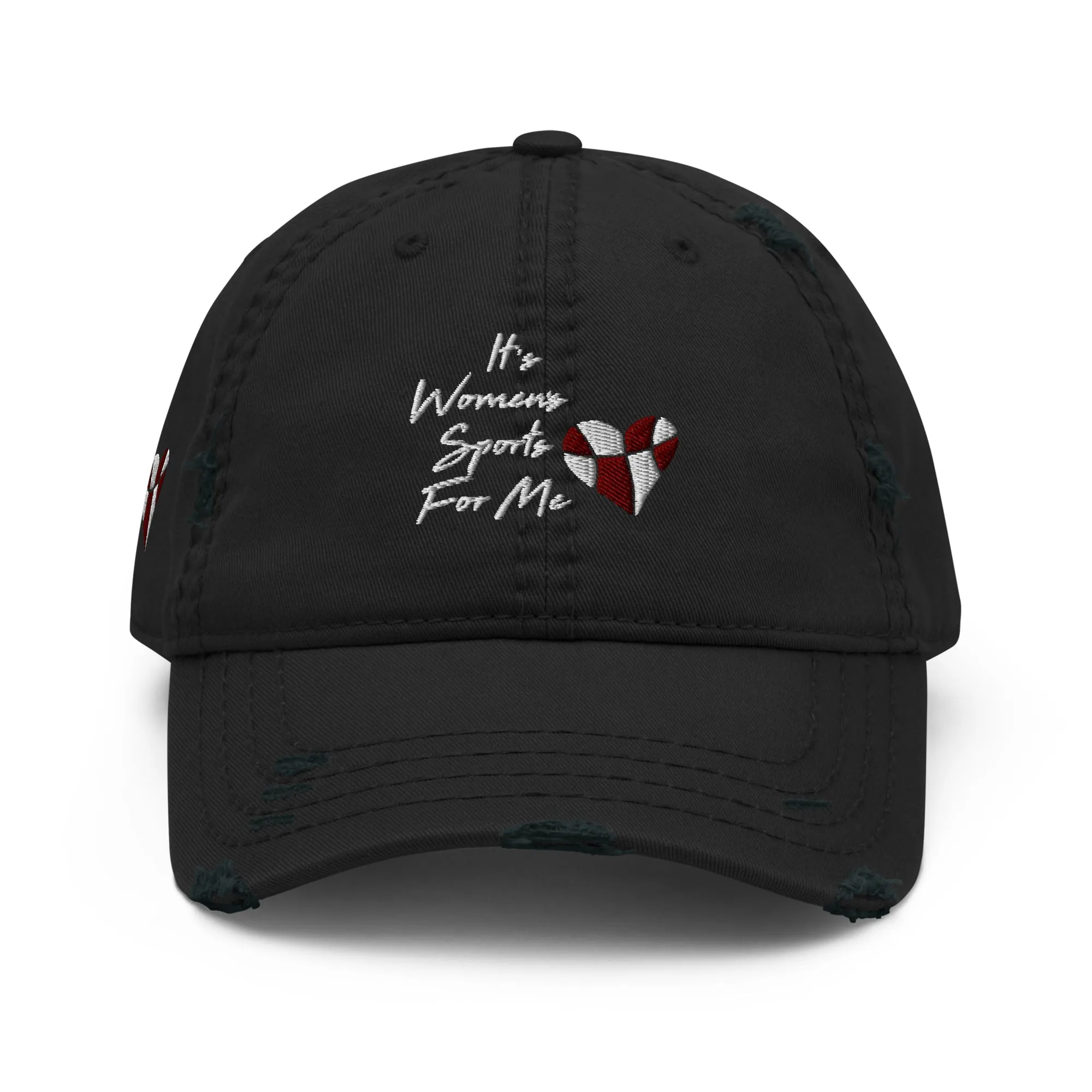 IWSFM WBB Distressed Dad Hat - Maroon