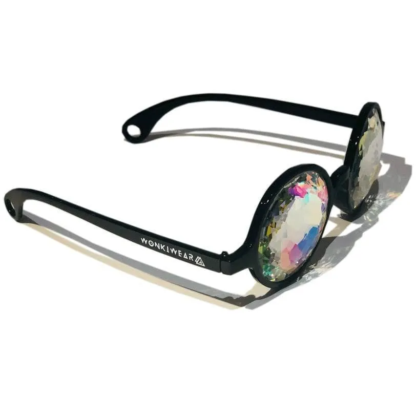 Kaleidoscope Glasses - Whirlpool (Black)