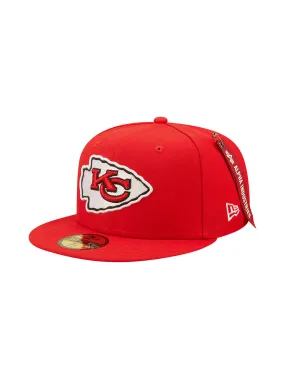 KANSAS CITY CHIEFS X ALPHA X NEW ERA 59FIFTY FITTED CAP