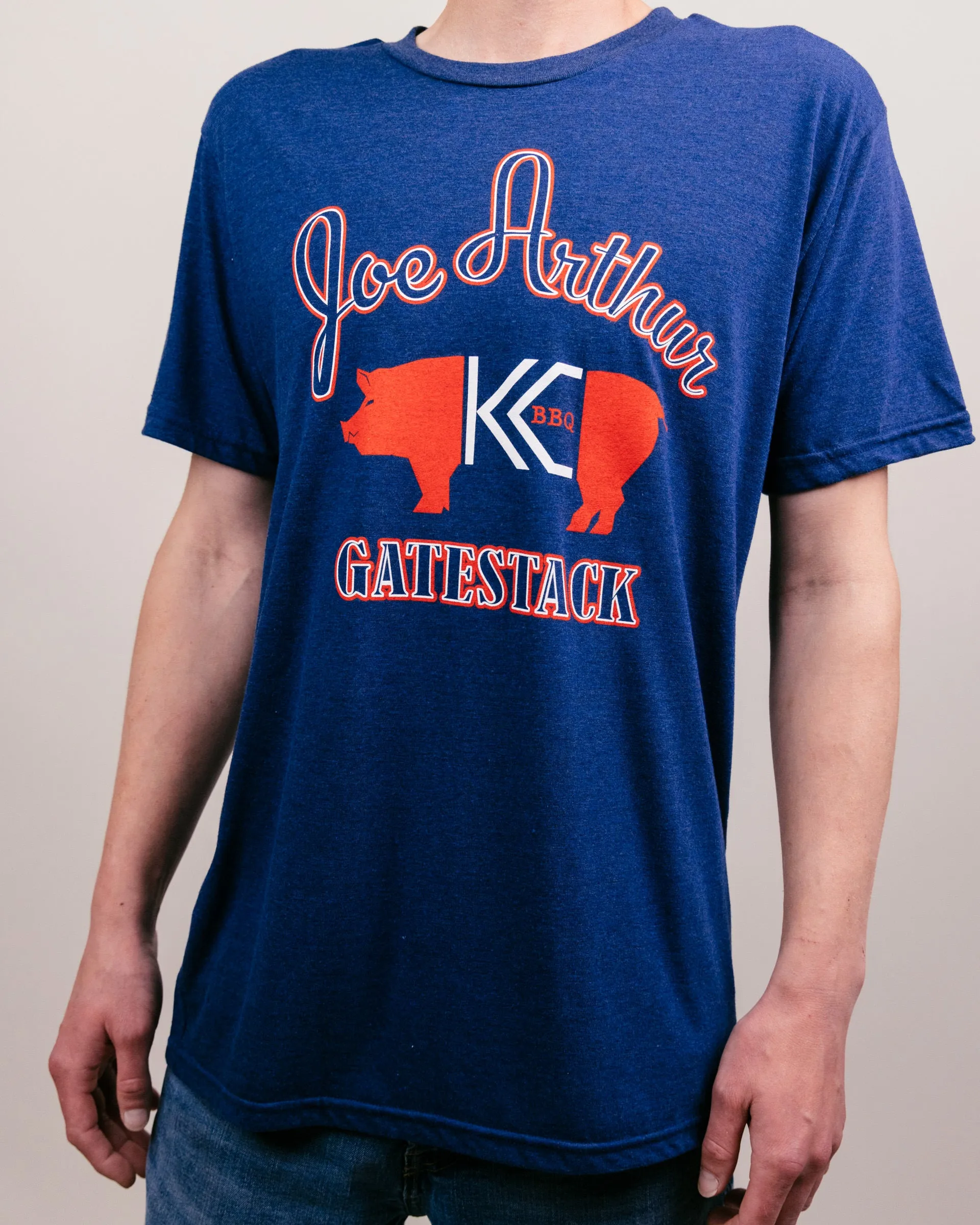 Kansas City Joe Arthur Gatestack BBQ Navy T-Shirt