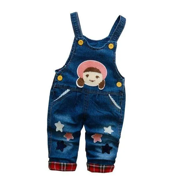 Kids Denim Pants Toddler  Jeans Jumpsuit Clothes