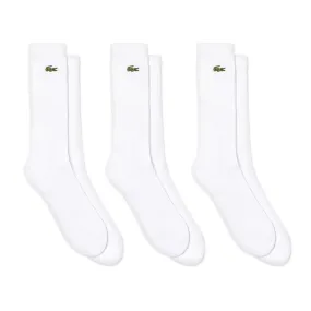 Lacoste Sport Socks 3 Pack RA4182 - Triple White