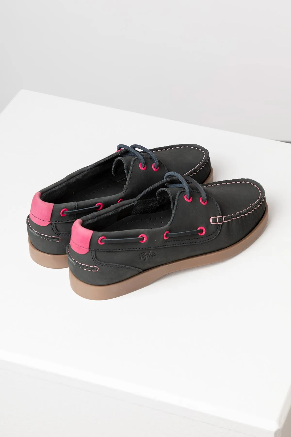 Ladies Leather Deck Shoes - Reighton