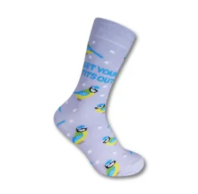 Ladies/Gents Cotton Rich Socks Uni-Sex Urban Eccentric Novelty Get Your Birds Out