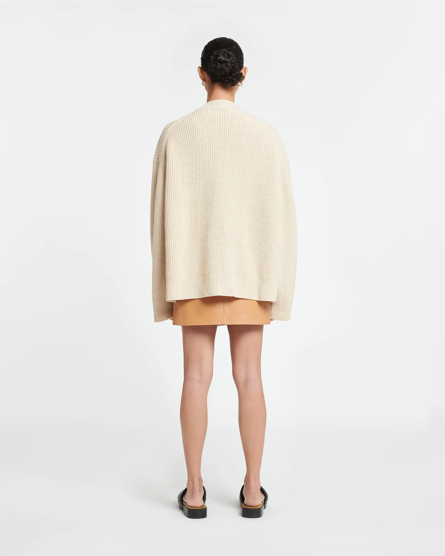 Laran - Cashmere-Blend Cardigan - Creme