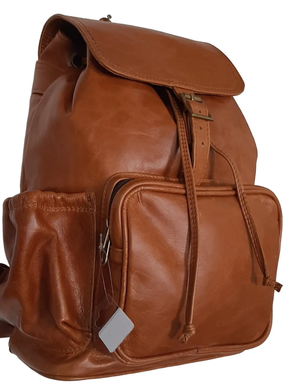 Leather Backpacks with flap XL