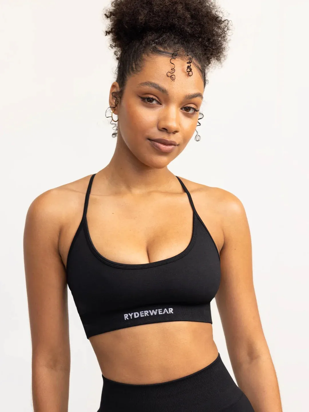 LIFT 2.0 SEAMLESS SPORTS BRA BLACK