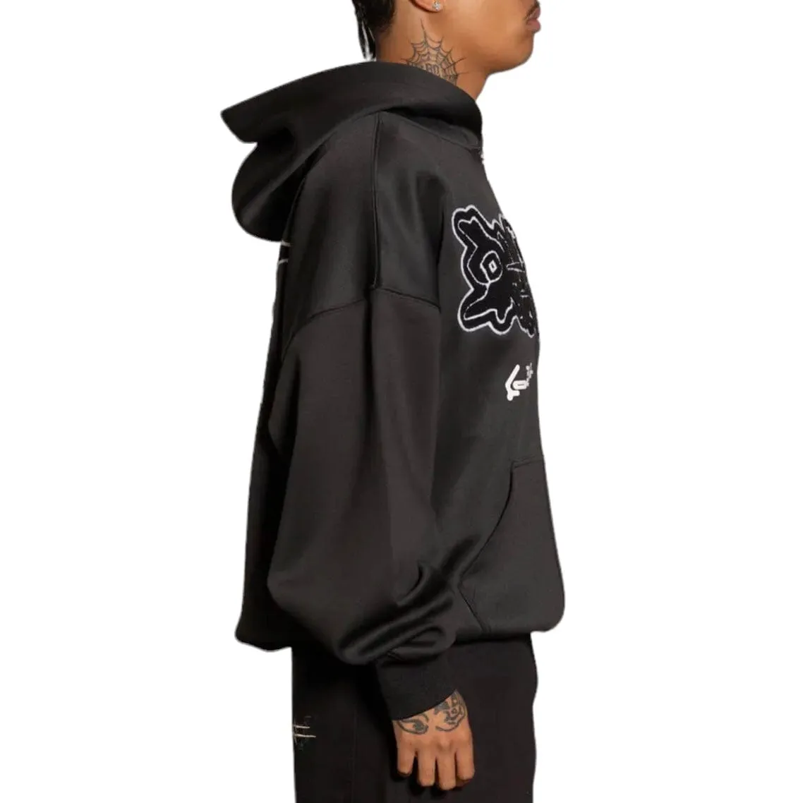 Loiter X The Anti Order Zip Hoodie (Black)