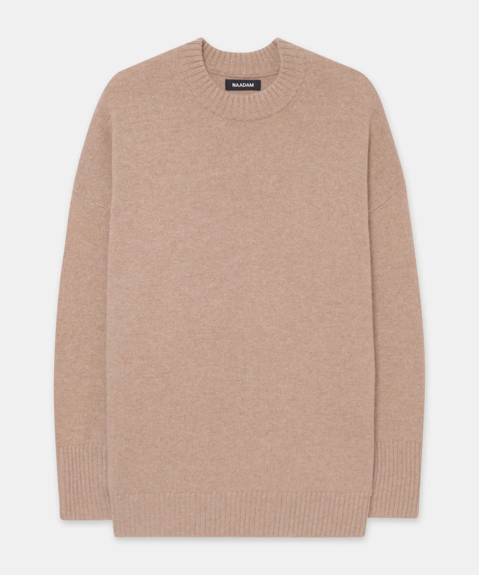 Luxe Cashmere Oversized Crewneck Sweater