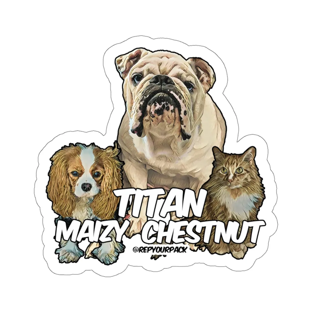 Maizy Titan Chestnut Stickers