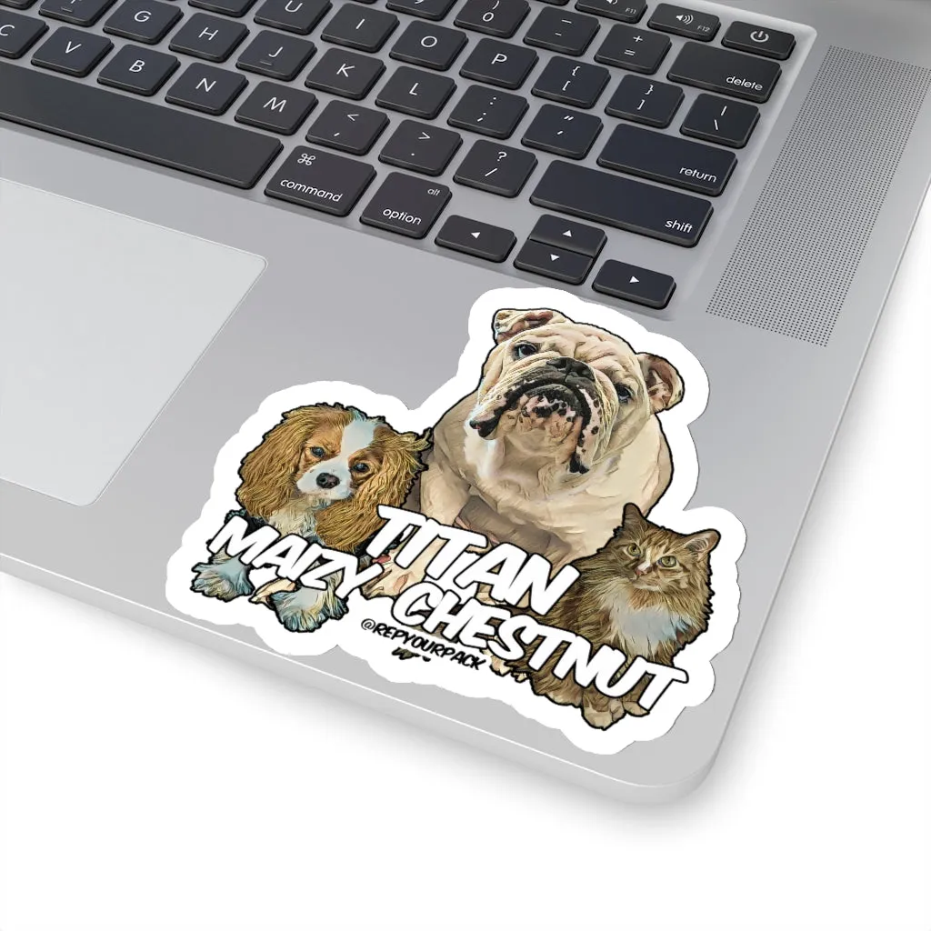 Maizy Titan Chestnut Stickers