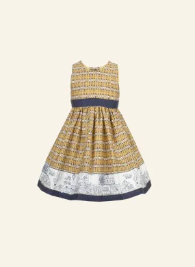 Martha Children's Dress - Gold Delicatessen