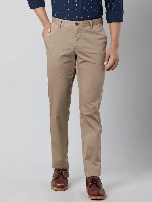 Men Brooklyn Fit Cotton Stretch Trouser