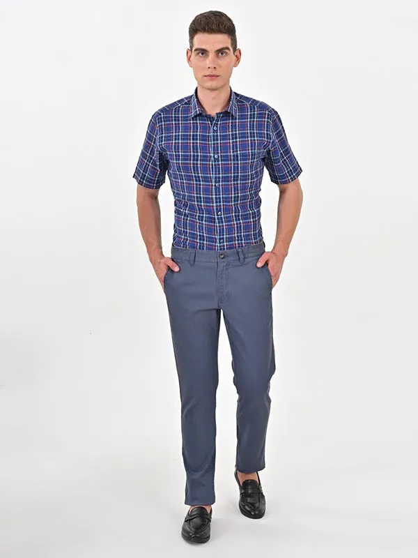 Men Brooklyn Fit Cotton Trouser