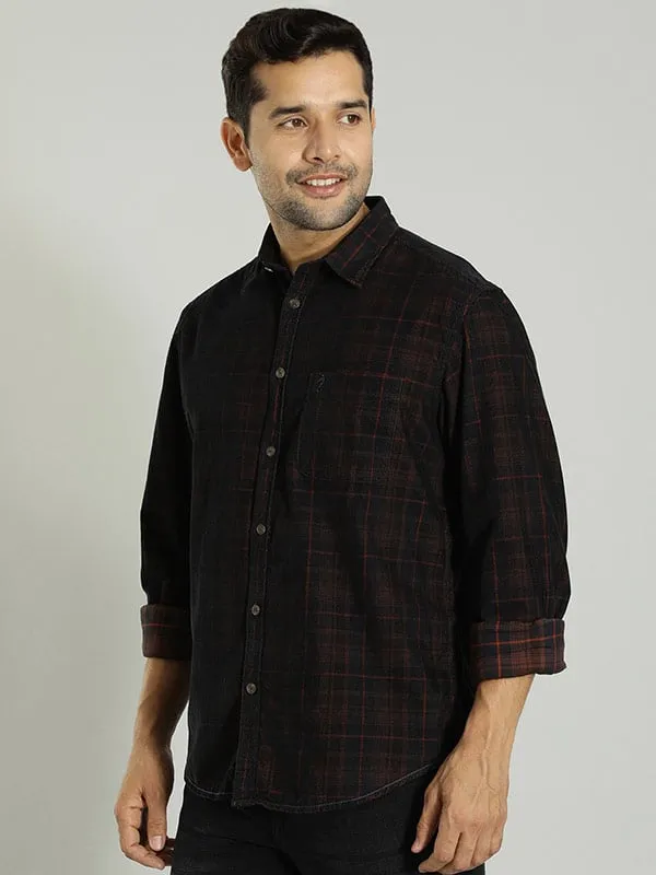 Men Checked Full Sleeve Cotton Shirt