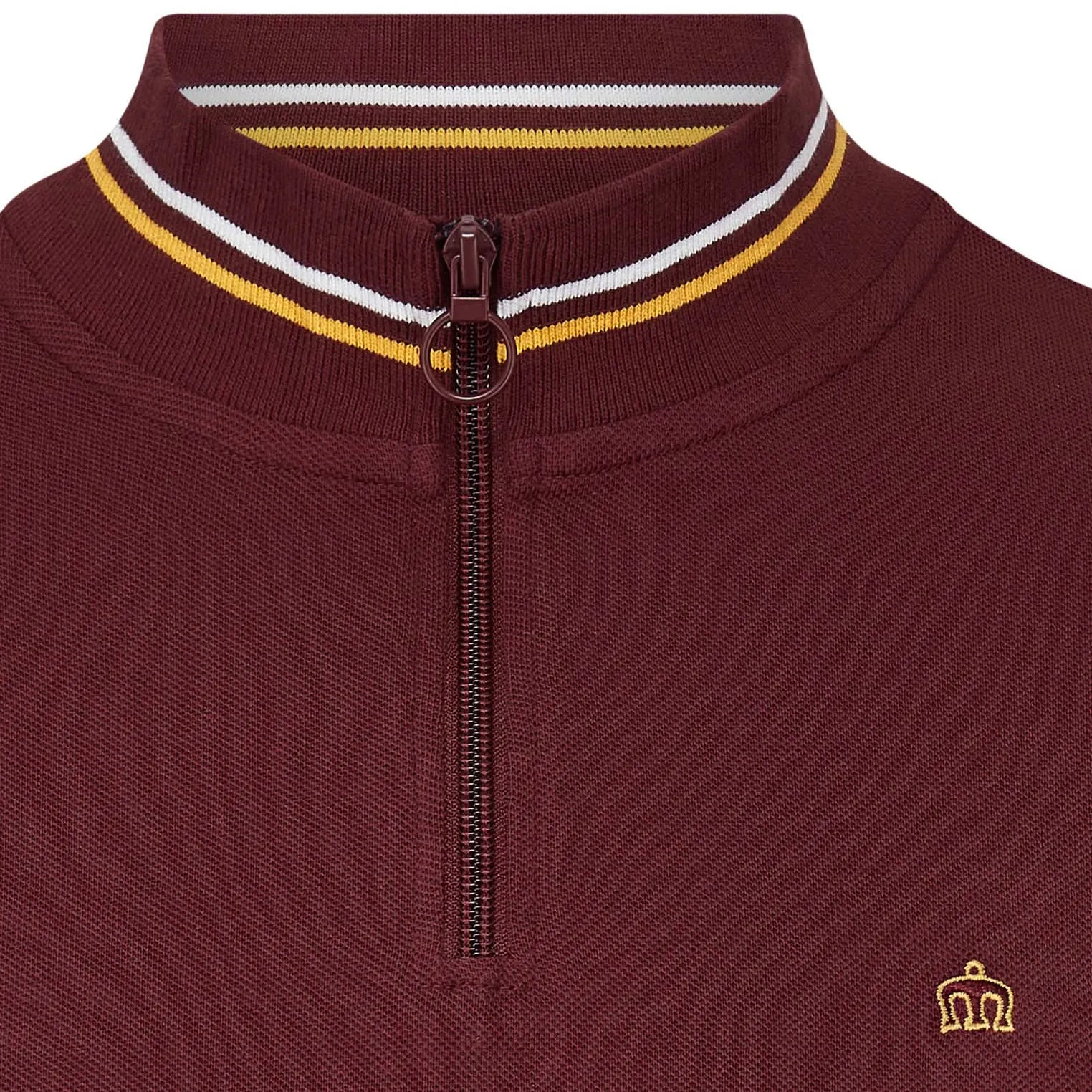 Merc London Colliford Polo Burgundy