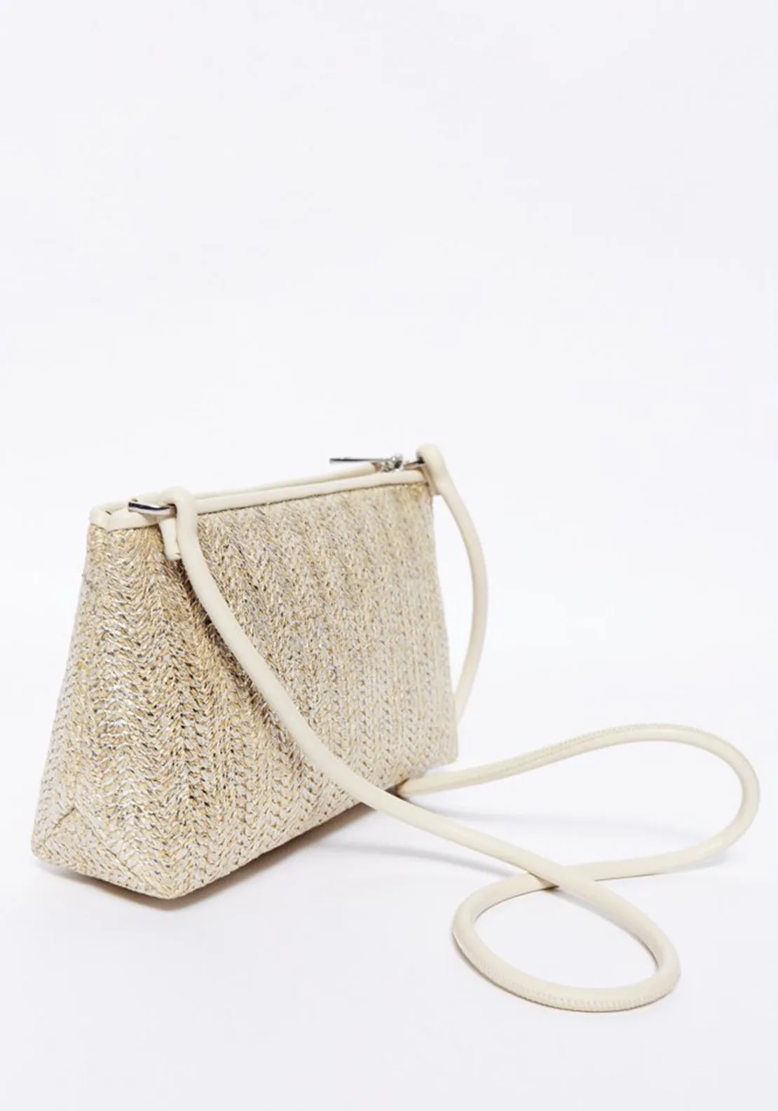 Mini Tribbed Bag - Silver