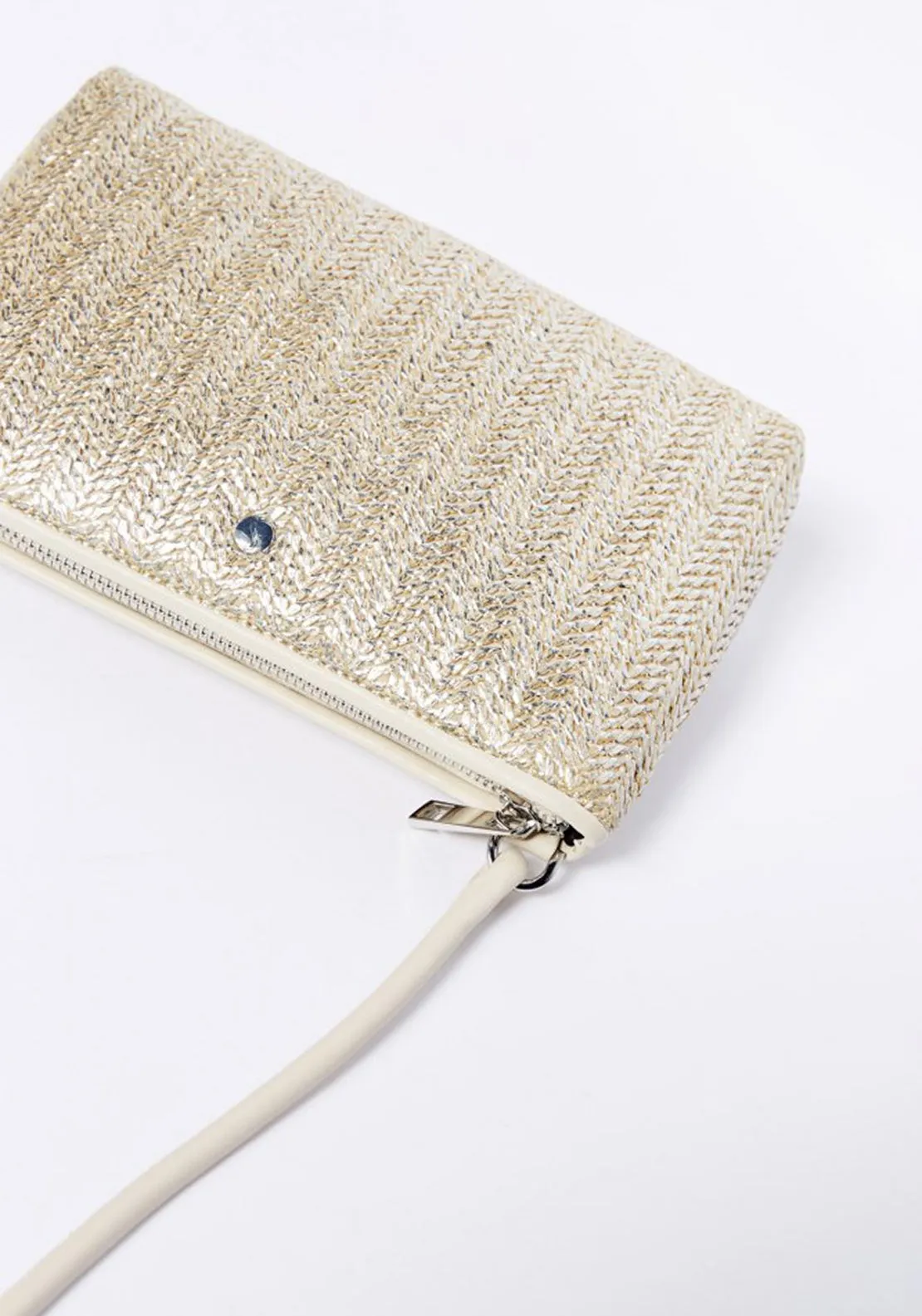 Mini Tribbed Bag - Silver