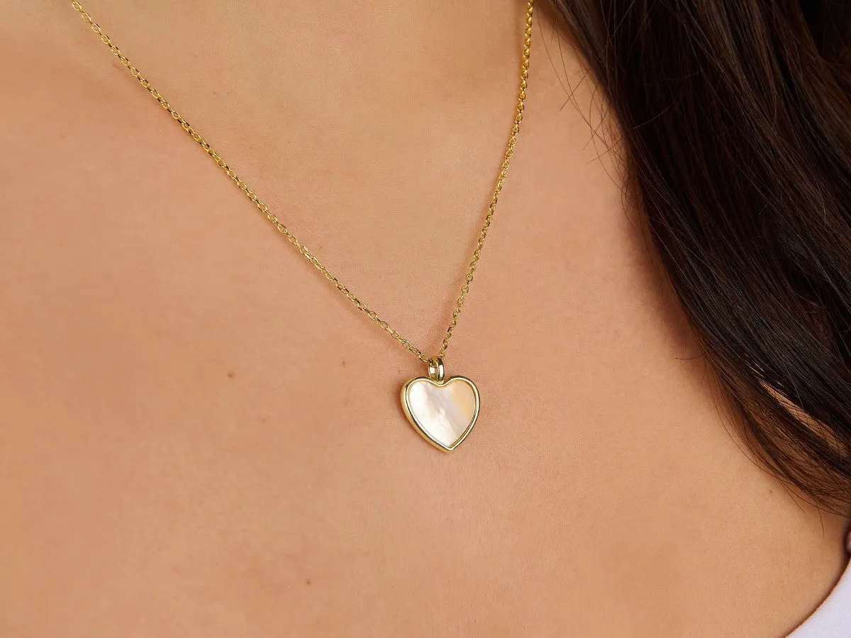 MOP Heart Necklace