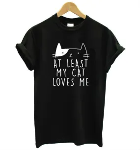 MY CAT LOVES ME TEE