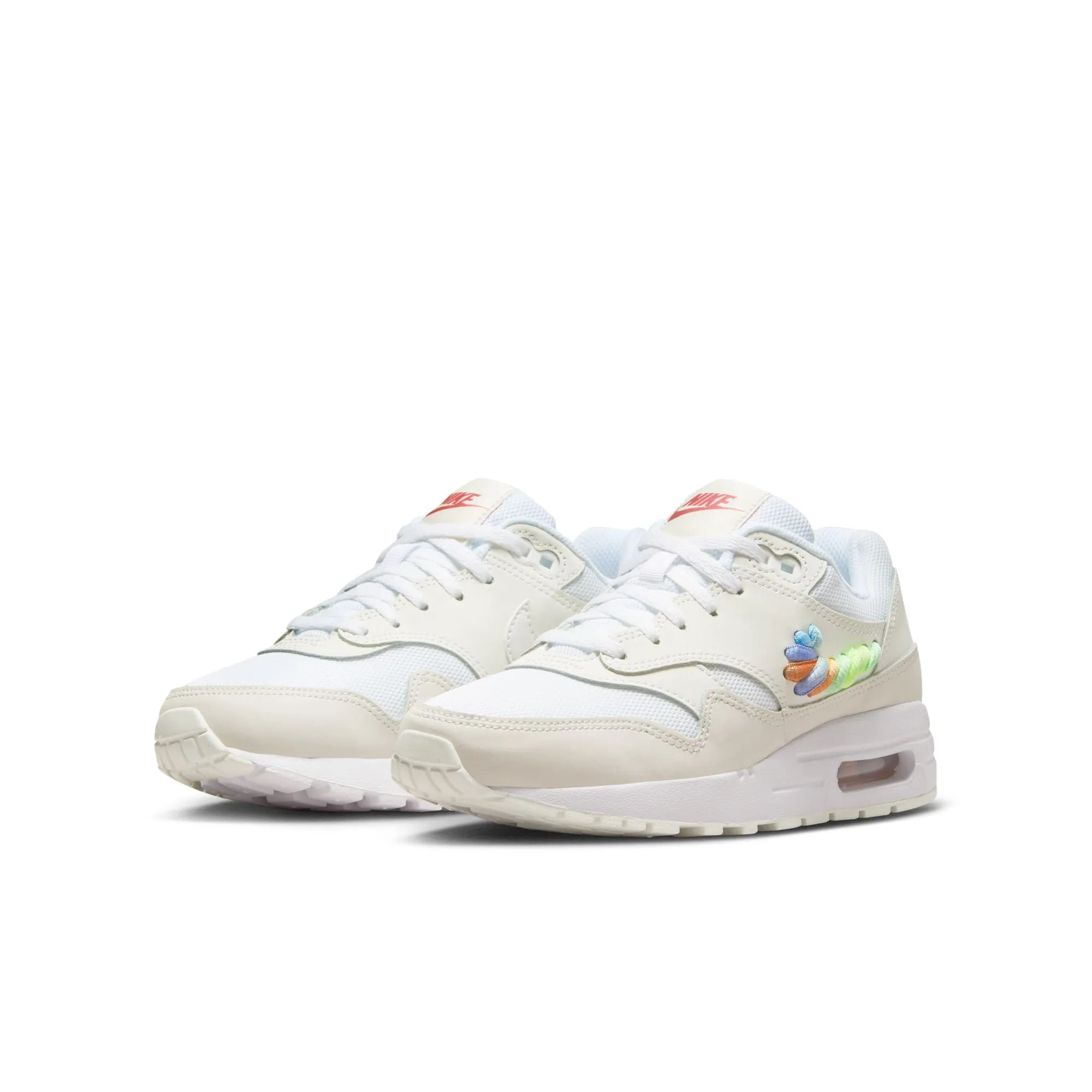 Nike Air Max 1 SE GS (White/Multi-Color/Dark Pony)