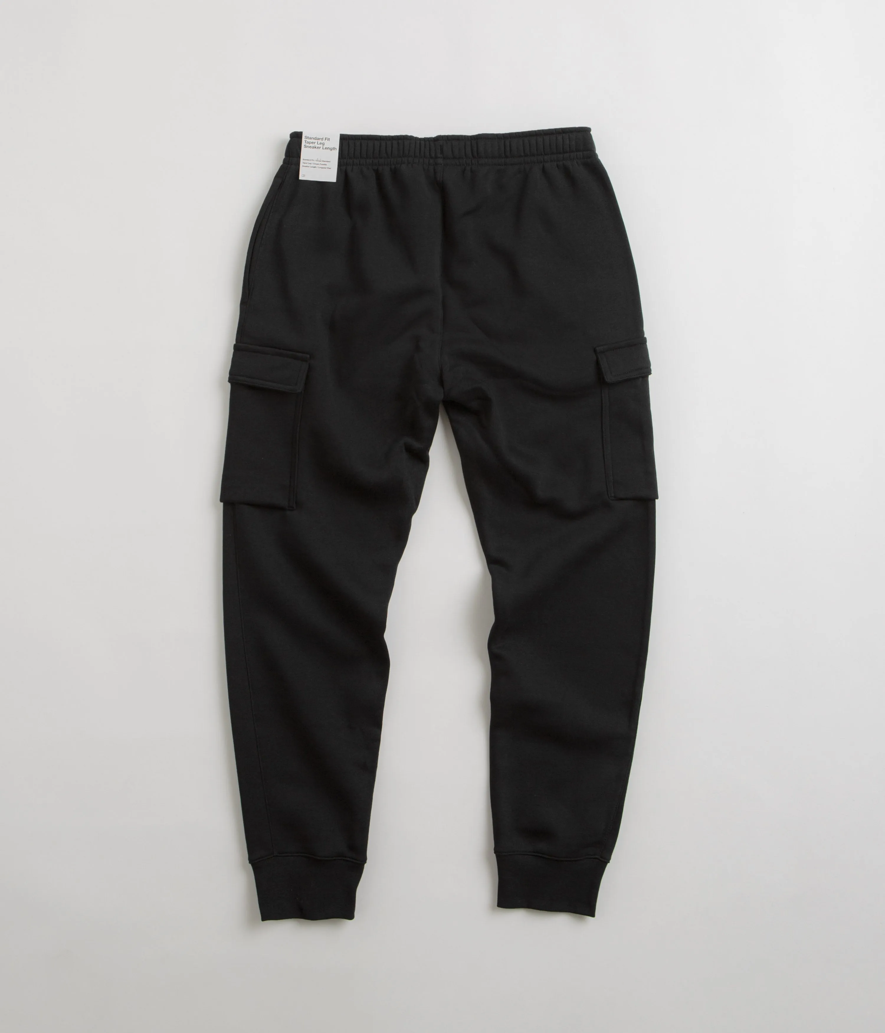 Nike Club Fleece Cargo Joggers - Black / Black / White