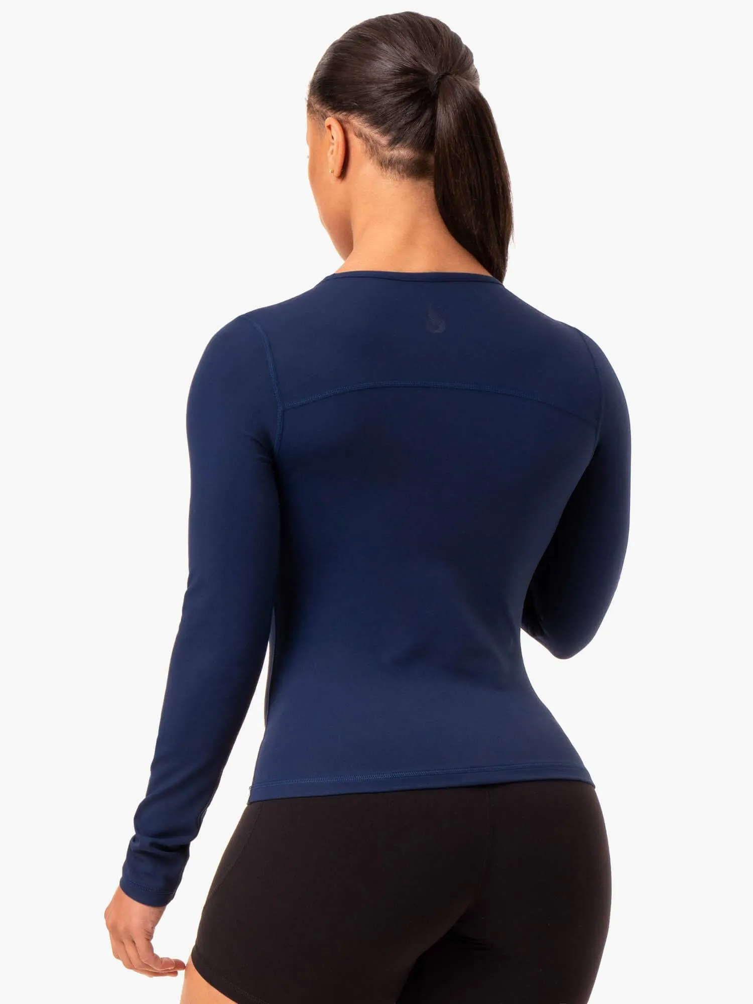 NKD Align Long Sleeve Training Top - Navy