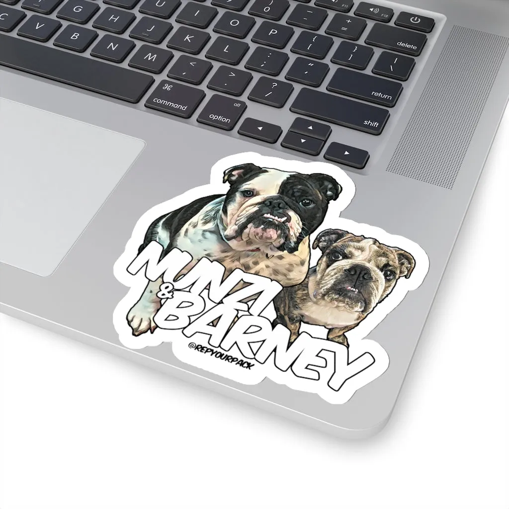 Nunzi & Barney Stickers