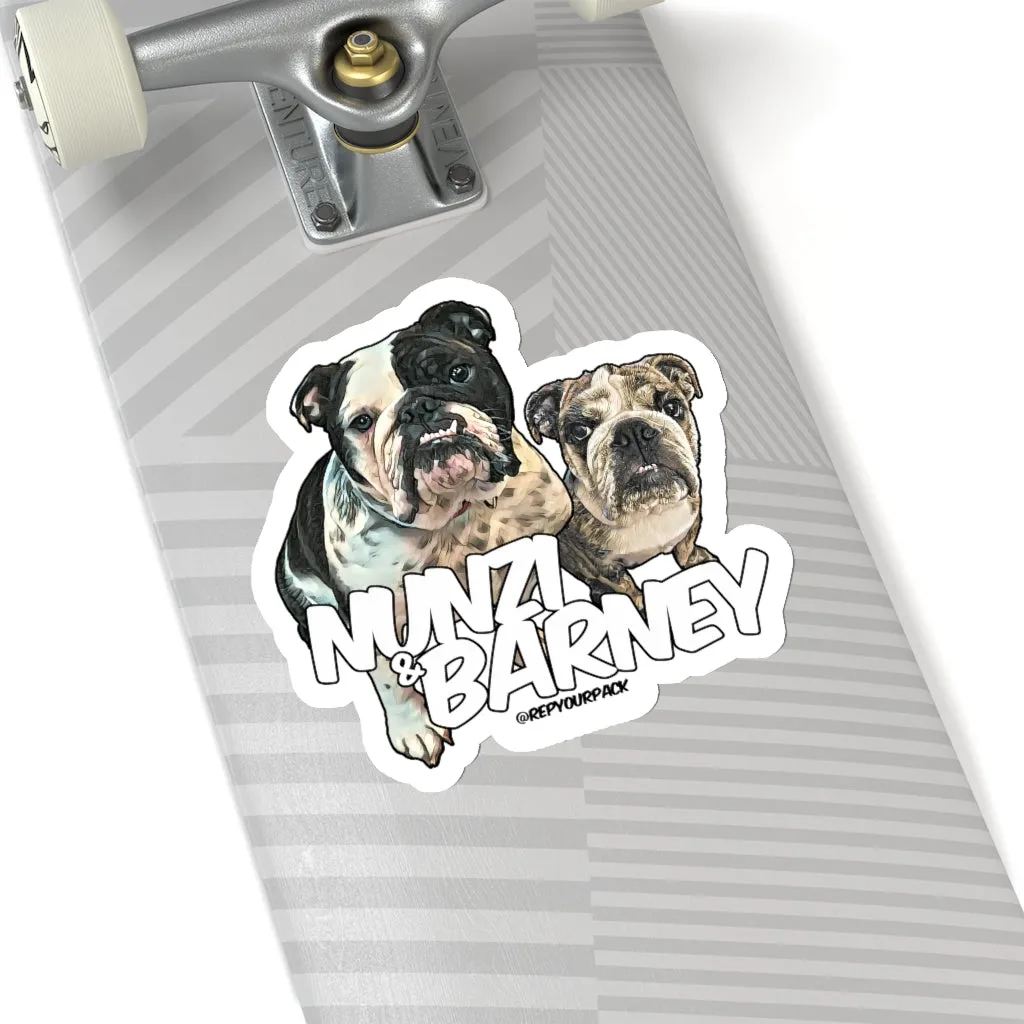 Nunzi & Barney Stickers