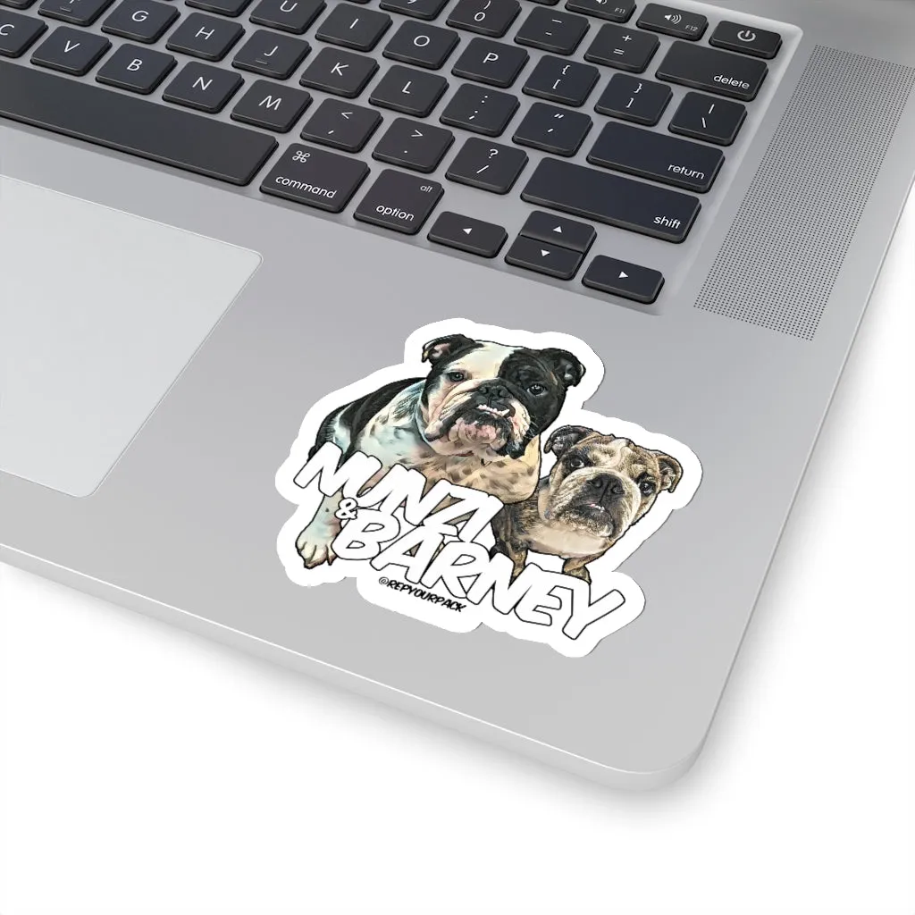 Nunzi & Barney Stickers