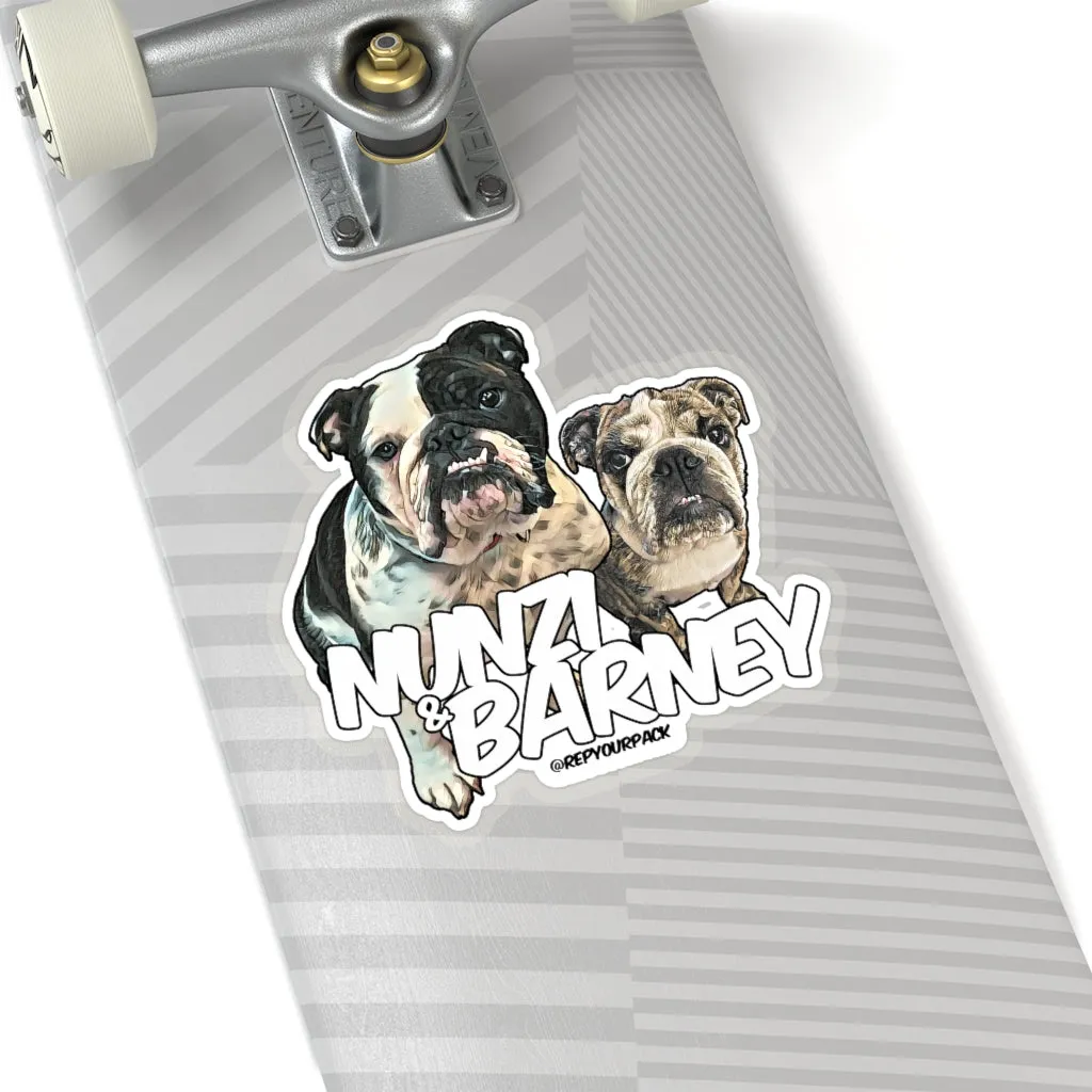 Nunzi & Barney Stickers