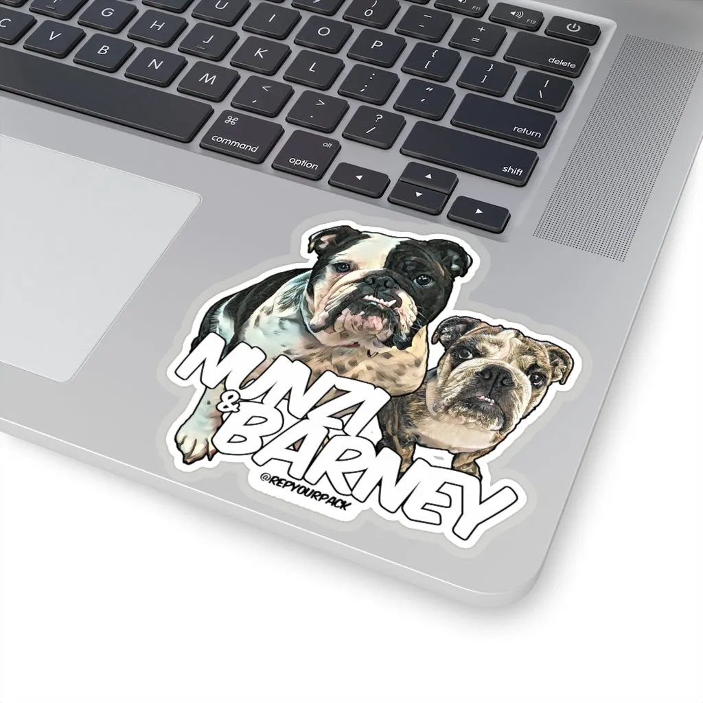 Nunzi & Barney Stickers