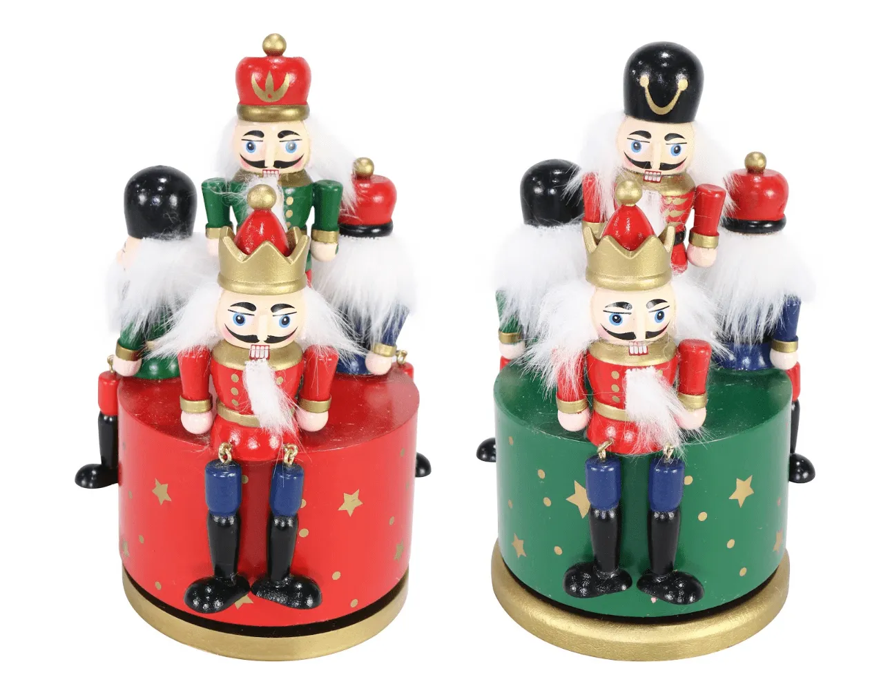 Nutcracker Rotating Music Box 2 Asst