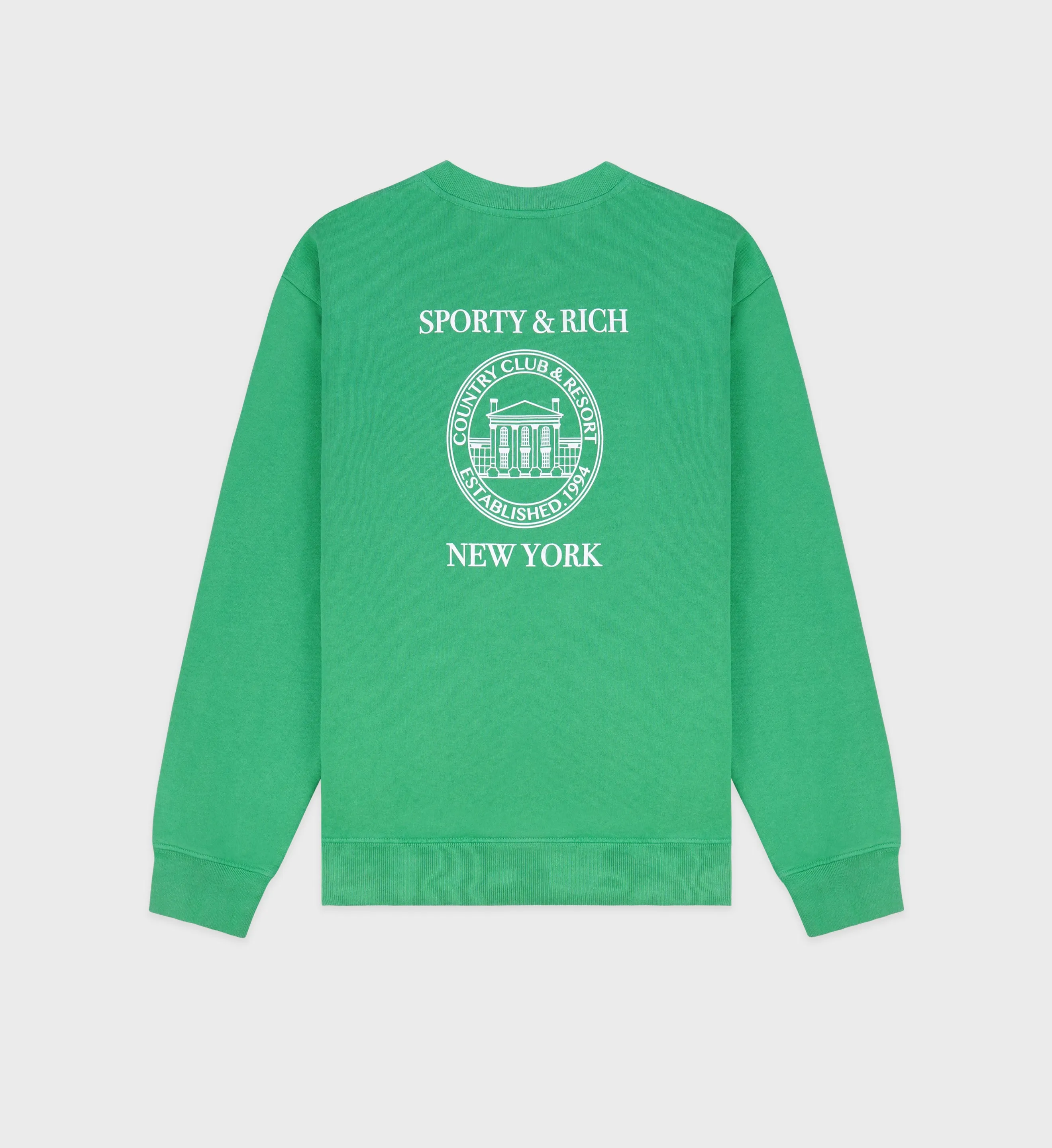 NY Resort Crewneck - Verde/White